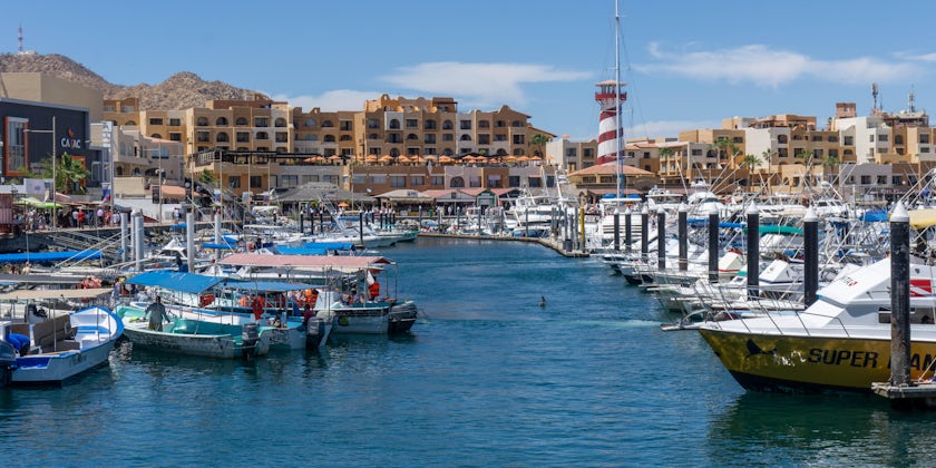 The inner harbor of Cabo San Lucas (Photo: Aaron Saunders)