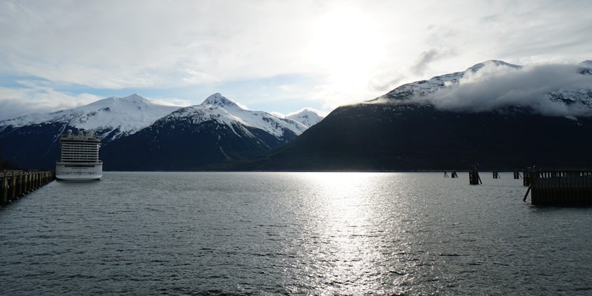 Skagway and bay in April