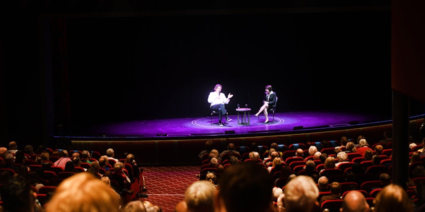 Marco Pierre White in the main theatre on Ioan (Picture credit: Mike O' Dwyer)