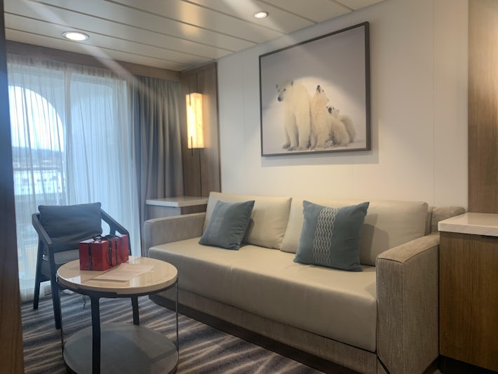 Deluxe stateroom with private veranda on Ocean Victory (Photo/Jeri Clausing) 
