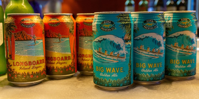 Kona Beer on Pride of America (Photo: Aaron Saunders)