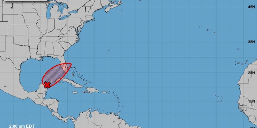 Potential Storm Alex 2022 (Source/NOAA)