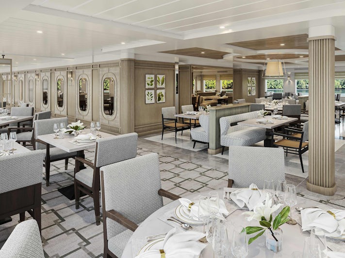 Restaurant rendering for American Glory and American Eagle (Photo/American Cruise Lines) 