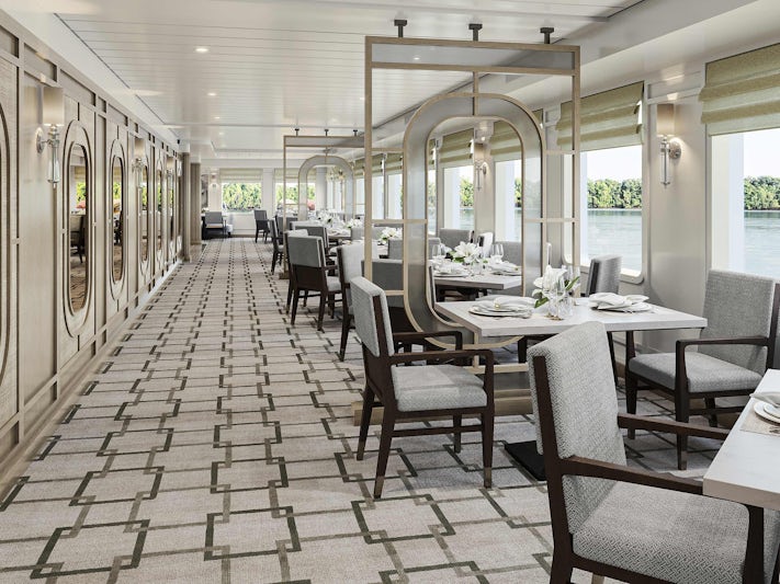 Restaurant rendering for American Glory and American Eagle (Photo/American Cruise Lines) 