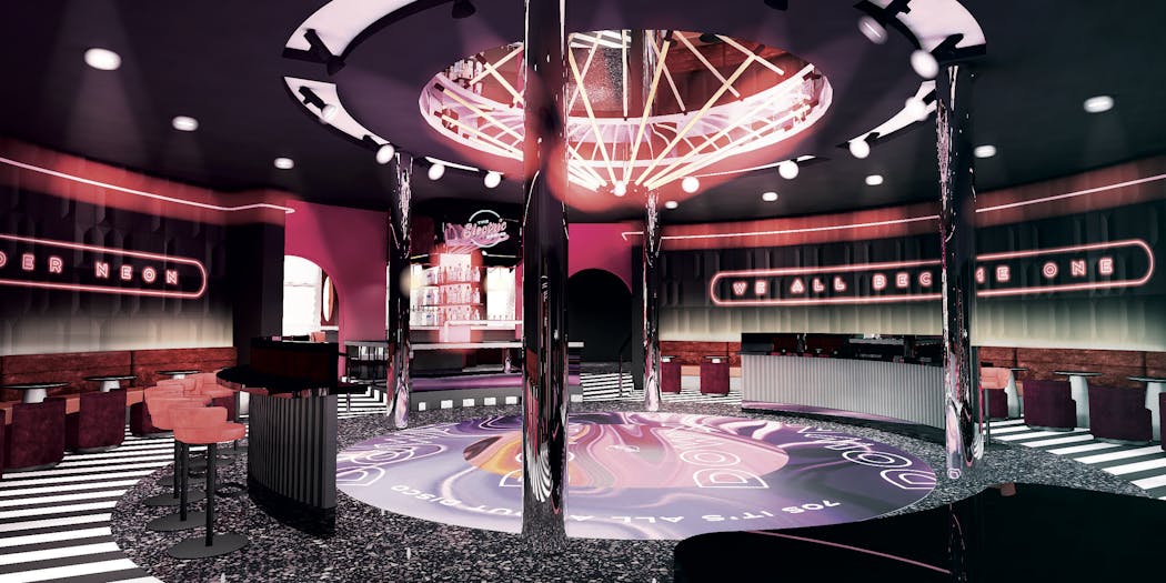 Dancefloor in The Electric Rooms on Marella Voyager