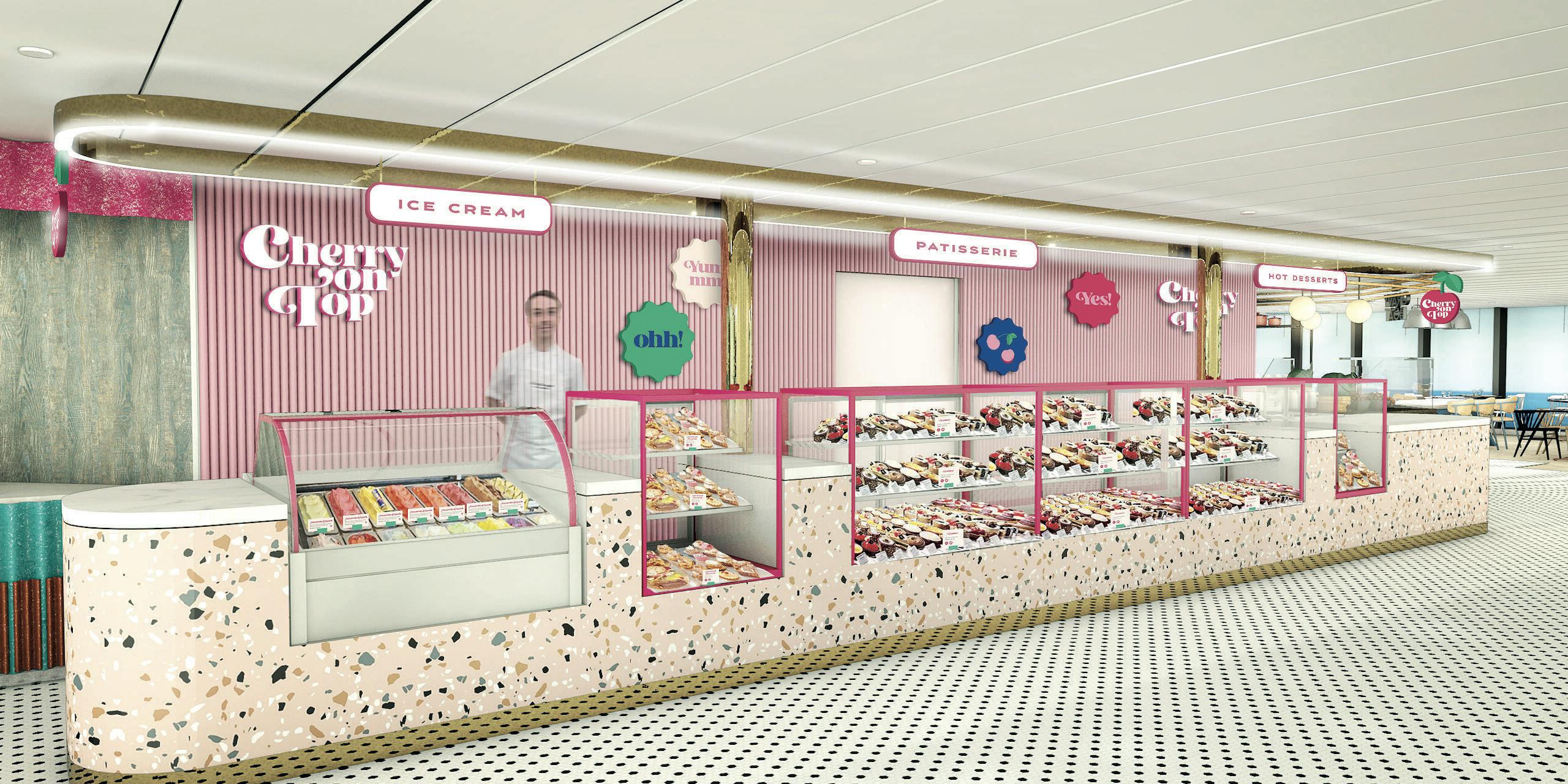 Sweet section on Marella Voyager