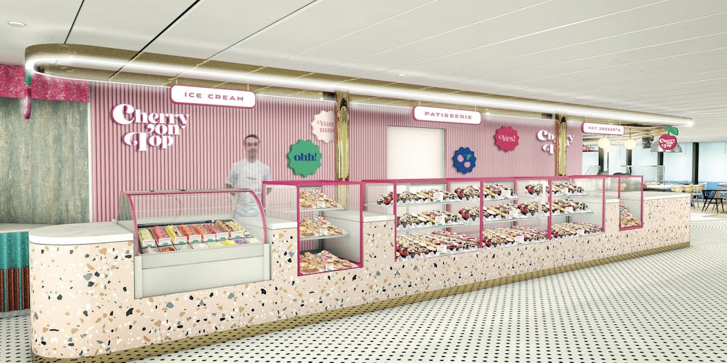 Sweet section on Marella Voyager