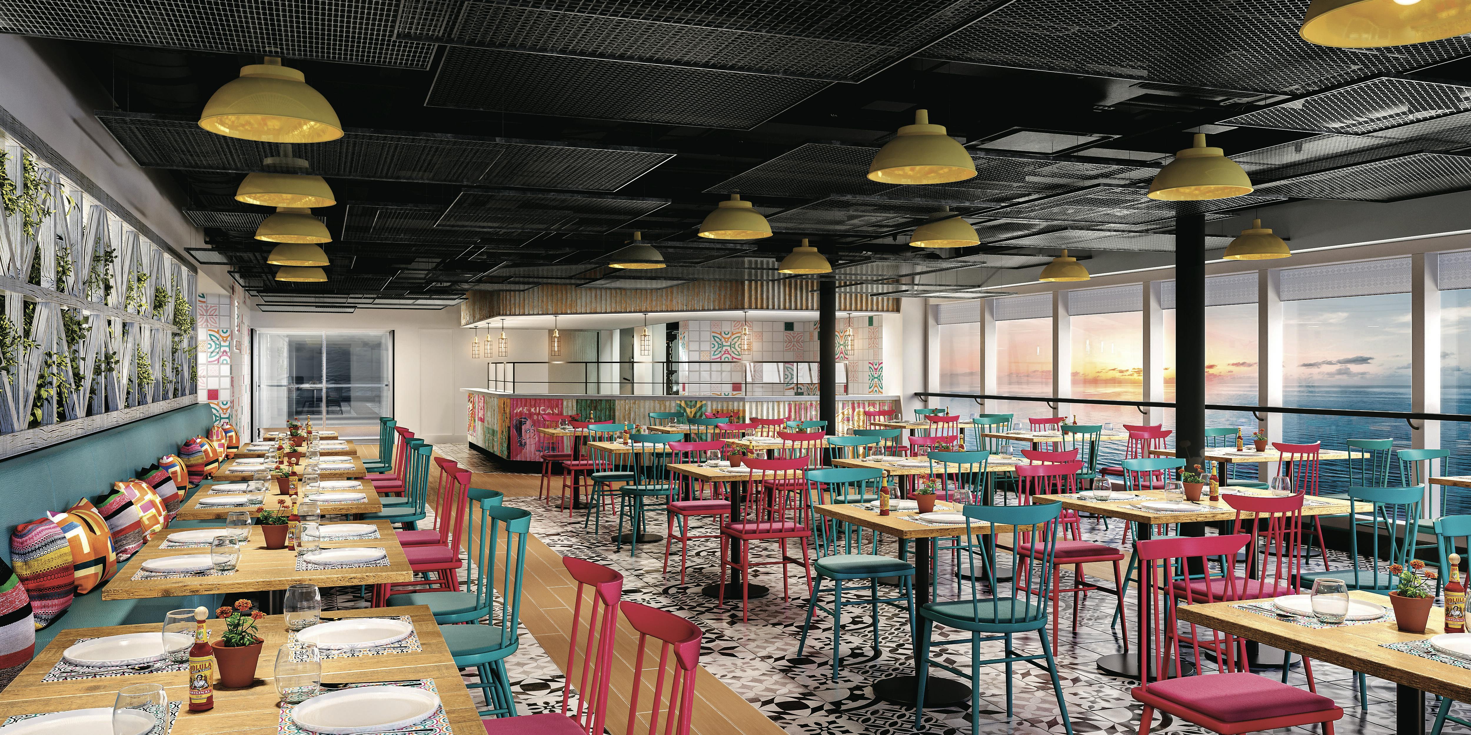 Abuela's Mexican restaurant on Marella Voyager