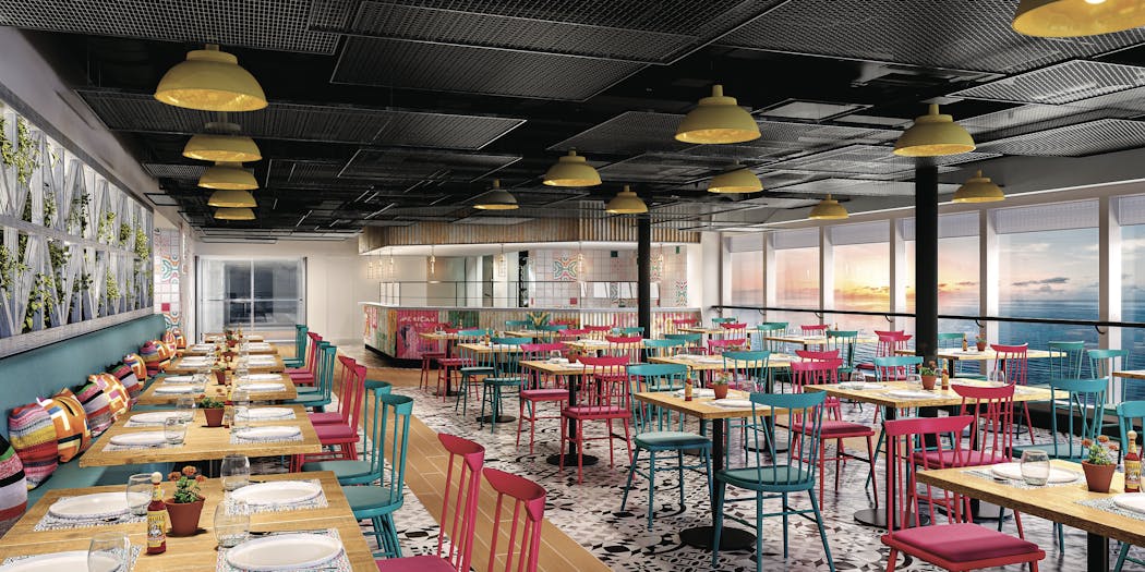 Abuela's Mexican restaurant on Marella Voyager