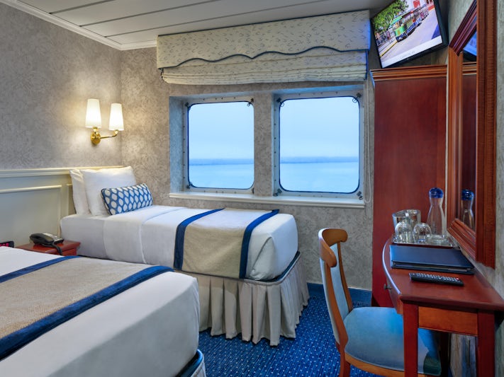 Cabin on Ocean Voyager (Photo/American Queen Voyages) 