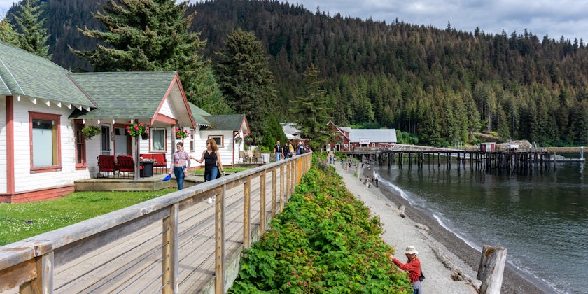 Icy Strait Point, facing the historic Cannery (Photo: Aaron Saunders)