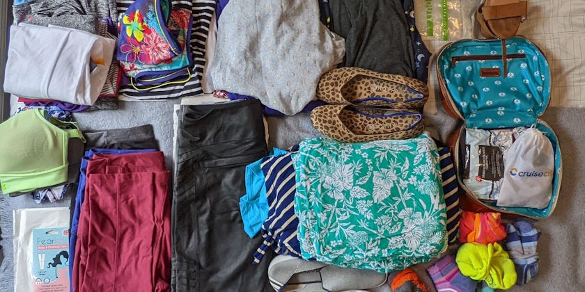 Laying out what you want to pack, first, can help you make tough choices about what to bring. (Photo: Colleen McDaniel)