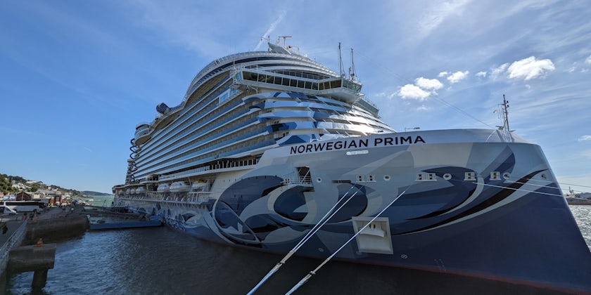 Norwegian Prima on its maiden voyage (Photo/Colleen McDaniel) 