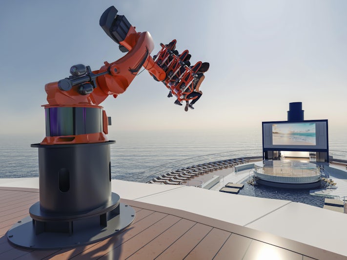 MSC Seascape Robotron rendering (Photo/MSC Cruises) 