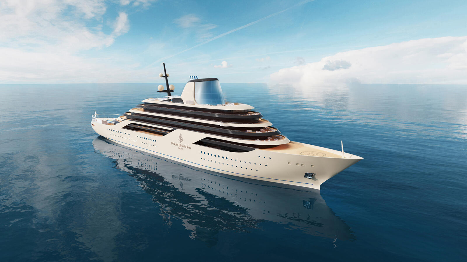 Rendering of Four Seasons Yachts upcoming vessel (Photo/Four Seasons Yachts)