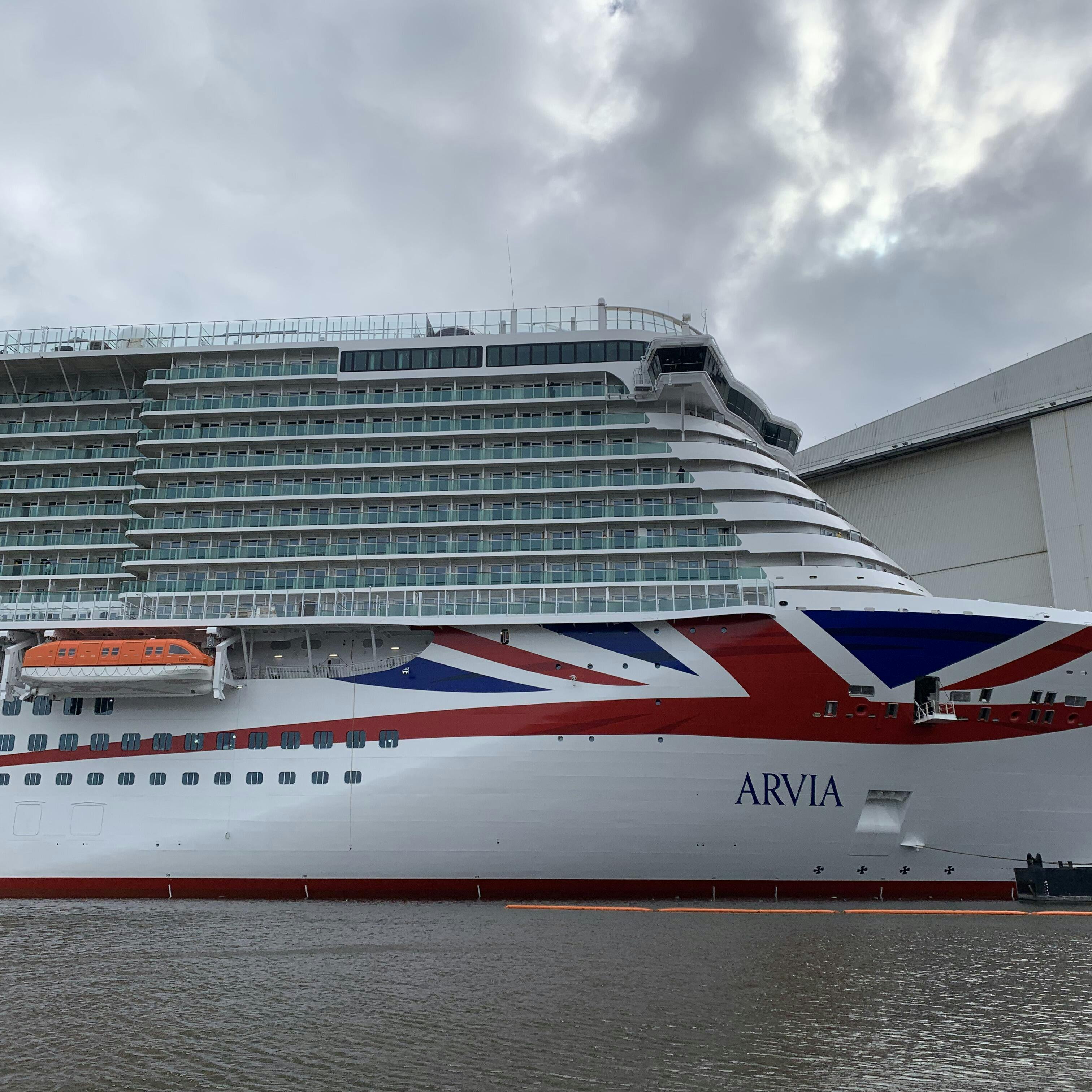 P&O Cruises delays Arvia launch, cancels maiden voyage