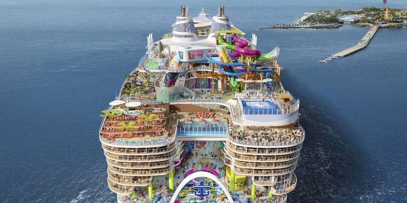 Icon of the Seas' stern (Rendering: Royal Caribbean)
