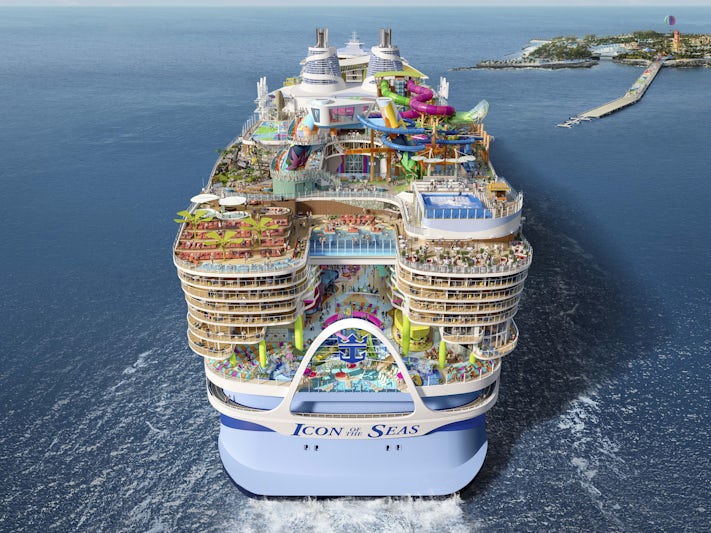 Icon of the Seas' stern (Rendering: Royal Caribbean)