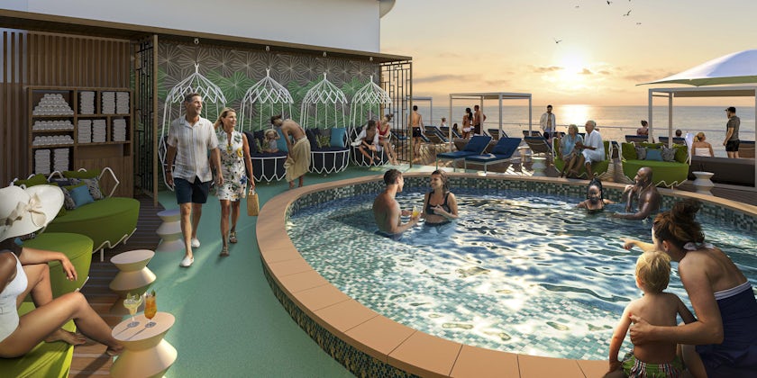 The Suite Sun Deck aboard Icon of the Seas (Rendering: Royal Caribbean)
