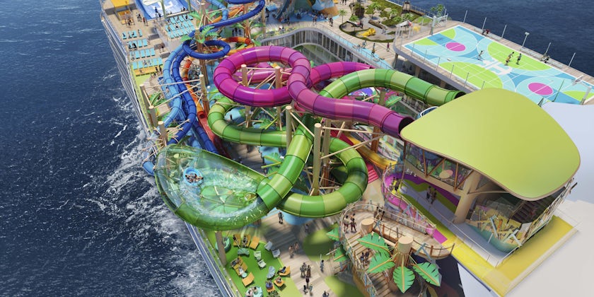 Thrill Island aboard Royal Caribbean's Icon of the Seas (Rendering: Royal Caribbean)