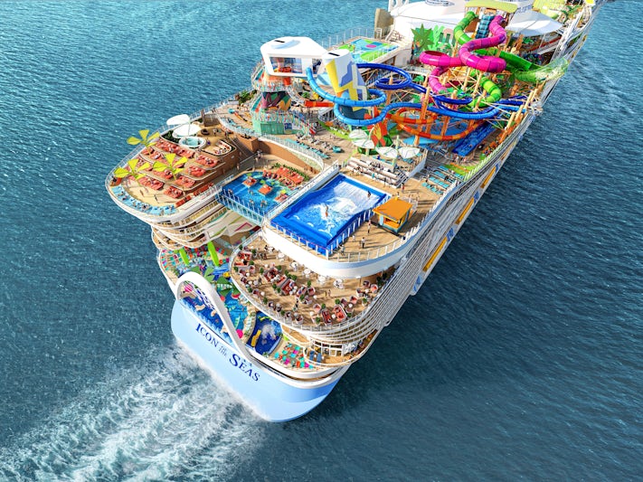 Icon of the Seas will be a true amuseument park at sea (Rendering: Royal Caribbean)
