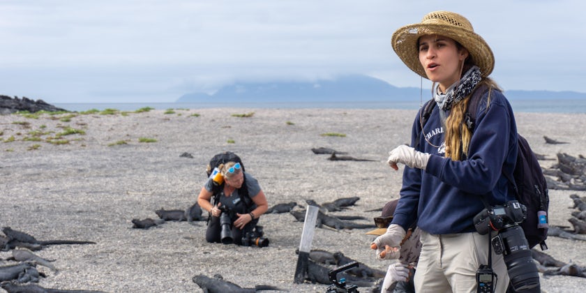 Lindblad's expedition team in the Galapagos is focused on education and conservation (Photo: Aaron Saunders)