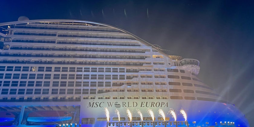 MSC World Europa christening ceremony in Doha (Photo Kerry Spencer)