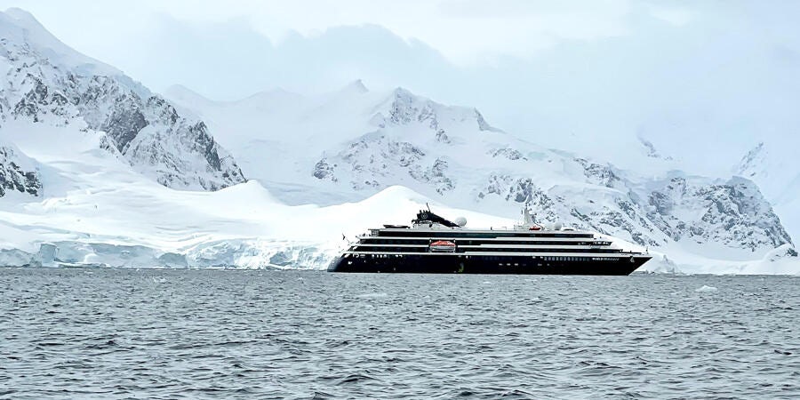 Cruising on Atlas Ocean Voyages' World Traveller in Antarctica