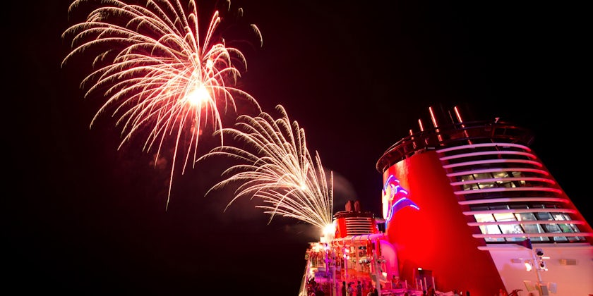 Fireworks at  Sea on Disney Cruise Line (Photo/Disney Cruise Line)
