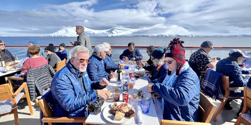 BBQ on Viking Polaris in Antarctica (Photo by Chris Gray Faust)