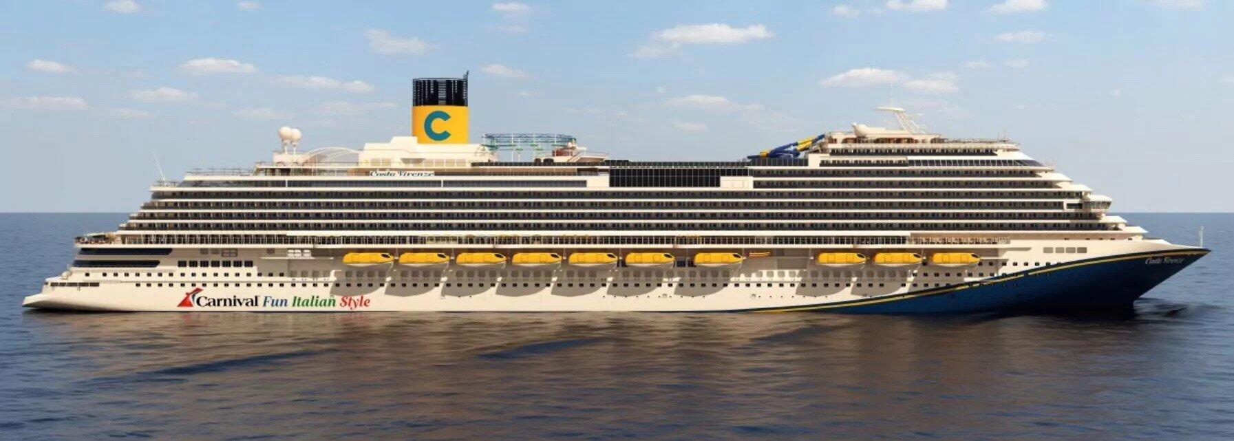 Carnival Firenze cruise ship (Photo/Carnival Cruise Line)