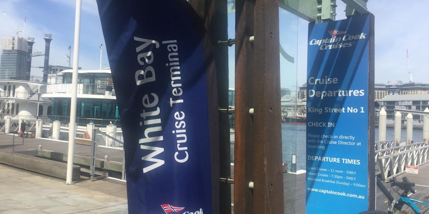 Entrance to White Bay Cruise Terminal, Sydney (Photo: Louise Goldsbury)