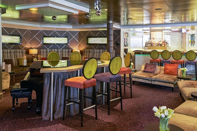 Piano Bar aboard Celestyal Journey (Photo: Celestyal Cruises)