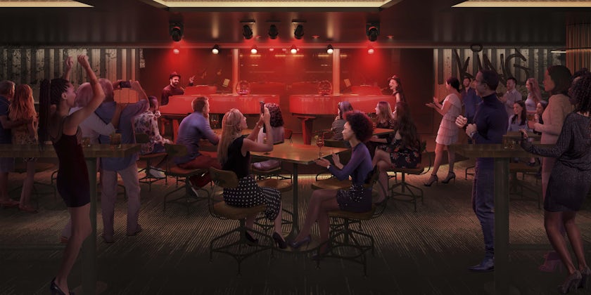 A Royal Caribbean first, Dueling Pianos debuts in the Royal Promenade on Icon of the Seas. (Photo: Royal Caribbean)