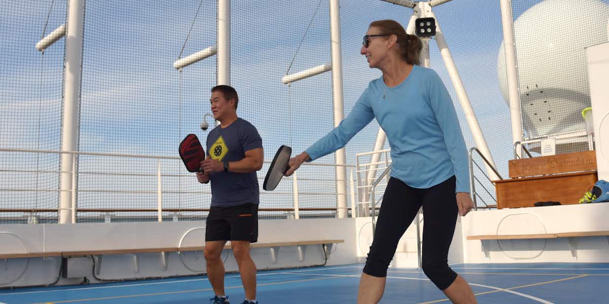 You can now play pickleball at sea
