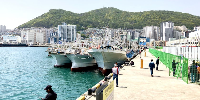 Busan harbor in South Korea, visited on a Regent cruise (Photo/Sara Macefield)