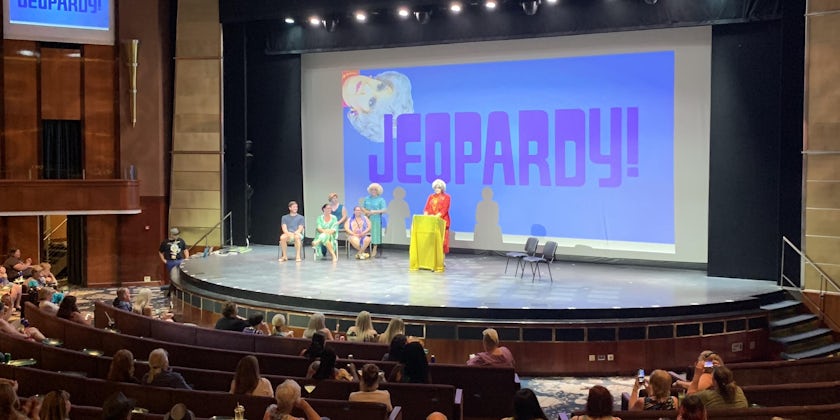 The Golden Gays playing Jeopardy!