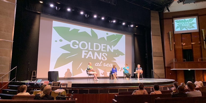 Celebrity Panel during the Golden Fans at Sea