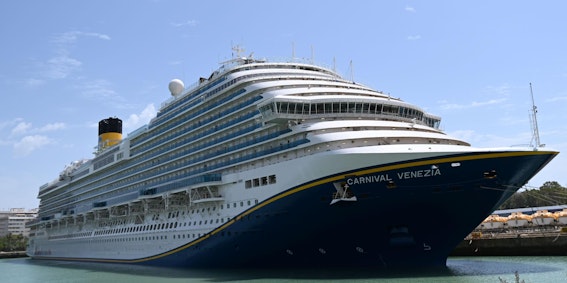 Carnival Venezia showing off new livery (Photo/Carnival Cruise Line)