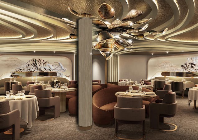 Celebrity Ascent's redesigned Le Voyage restaurant by celebrity chef Daniel Daniel Boulud (Photo: Celebrity Cruises)