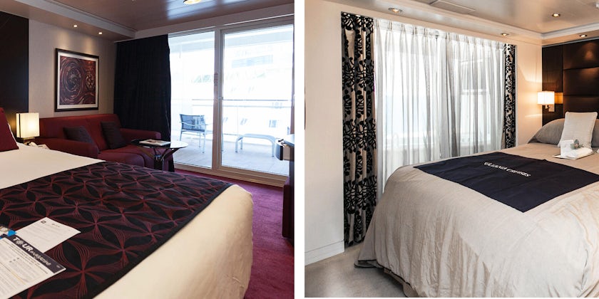 Cruise Balcony vs. Suite: A Cabin Comparison (Photos: Cruise Critic)