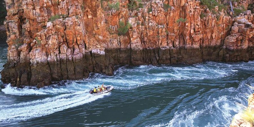 Horizontal Falls in the Kimberley (Photo: Coral Expeditions)