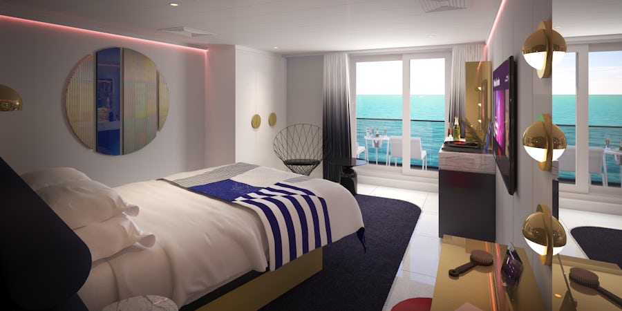 Virgin Voyages Reveals Suite Design for First Cruise Ship 