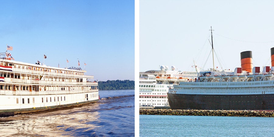 Delta Queen Hotel vs. Queen Mary Cruise Ship Hotel