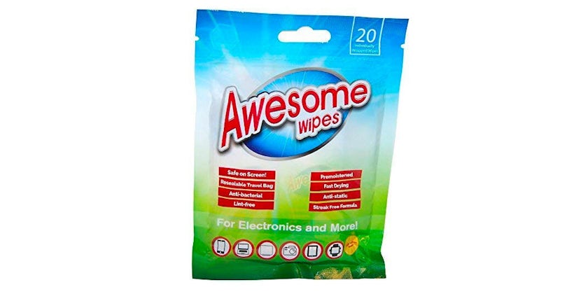 Awesome Wipes Antibacterial Screen Wipes (Photo: Amazon)