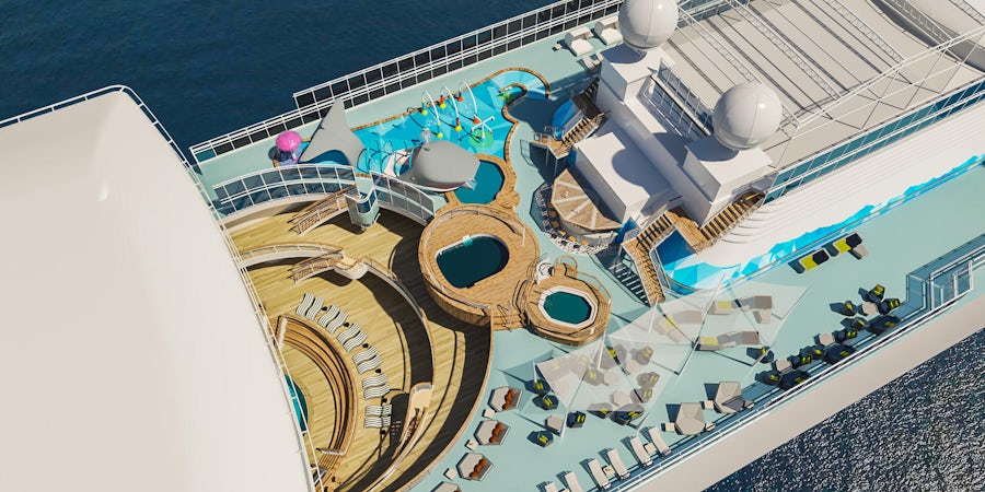 Princess Cruises to Unveil Family-Friendly Pool Deck, Splash Zone on Caribbean Princess