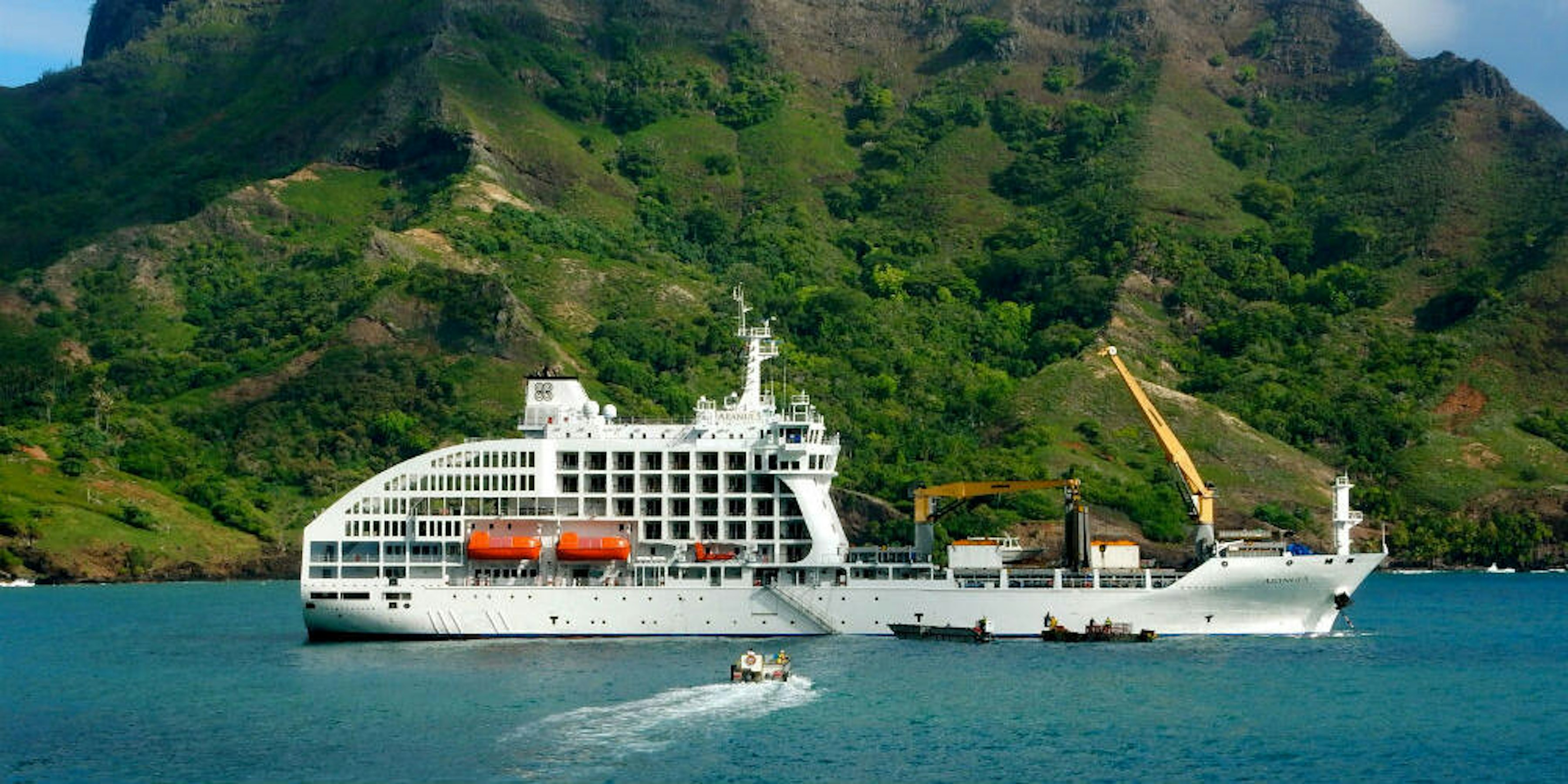 south pacific cargo ship cruises