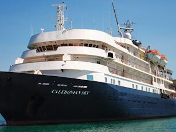 who owns caledonian sky cruise ship
