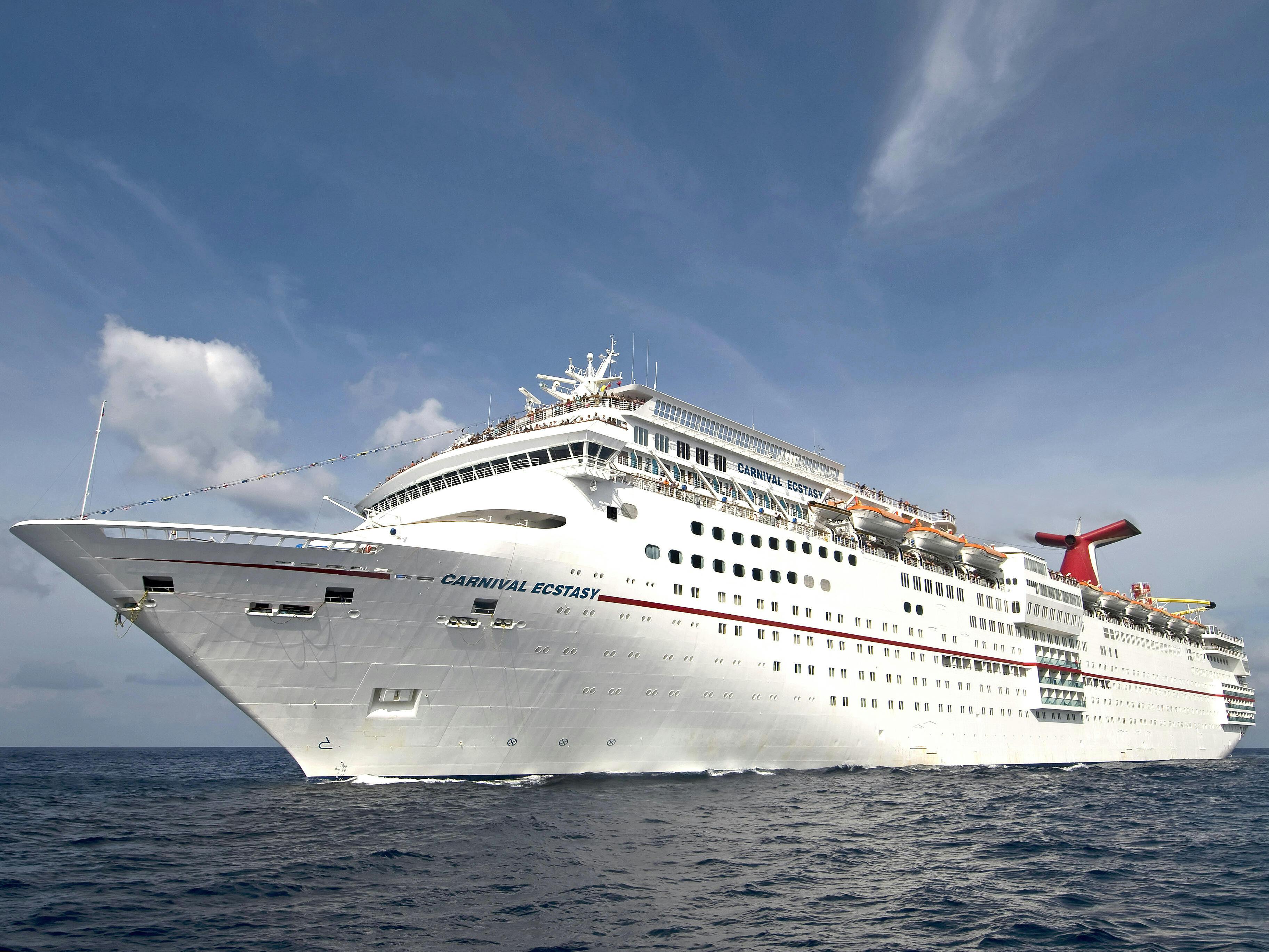 Carnival Ecstasy Cruise Ship Review Photos & Departure Ports on