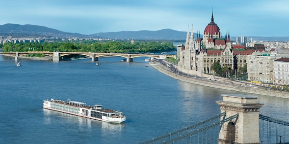 Viking Tialfi Near The Hungarian Parliament (Photo: Viking River Cruises) 
